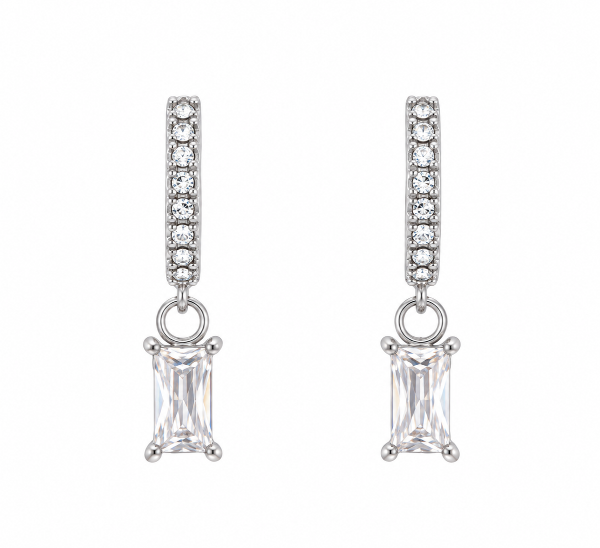 Boucles d'oreilles en acier inoxydable "ALICIA"
