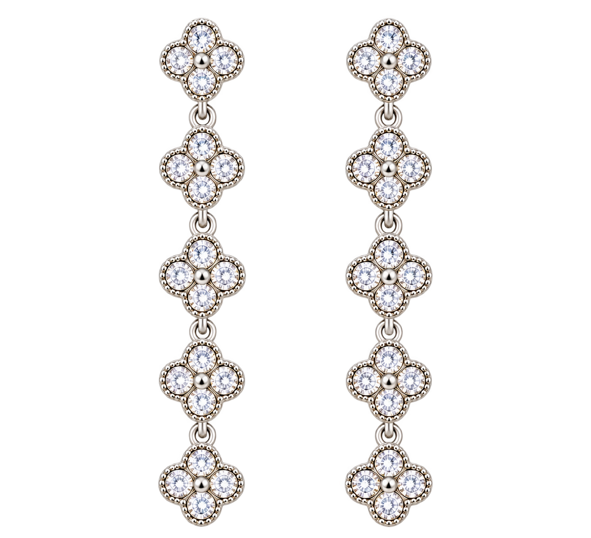 Boucles d'oreilles en acier inoxydable "ALYA LONG"