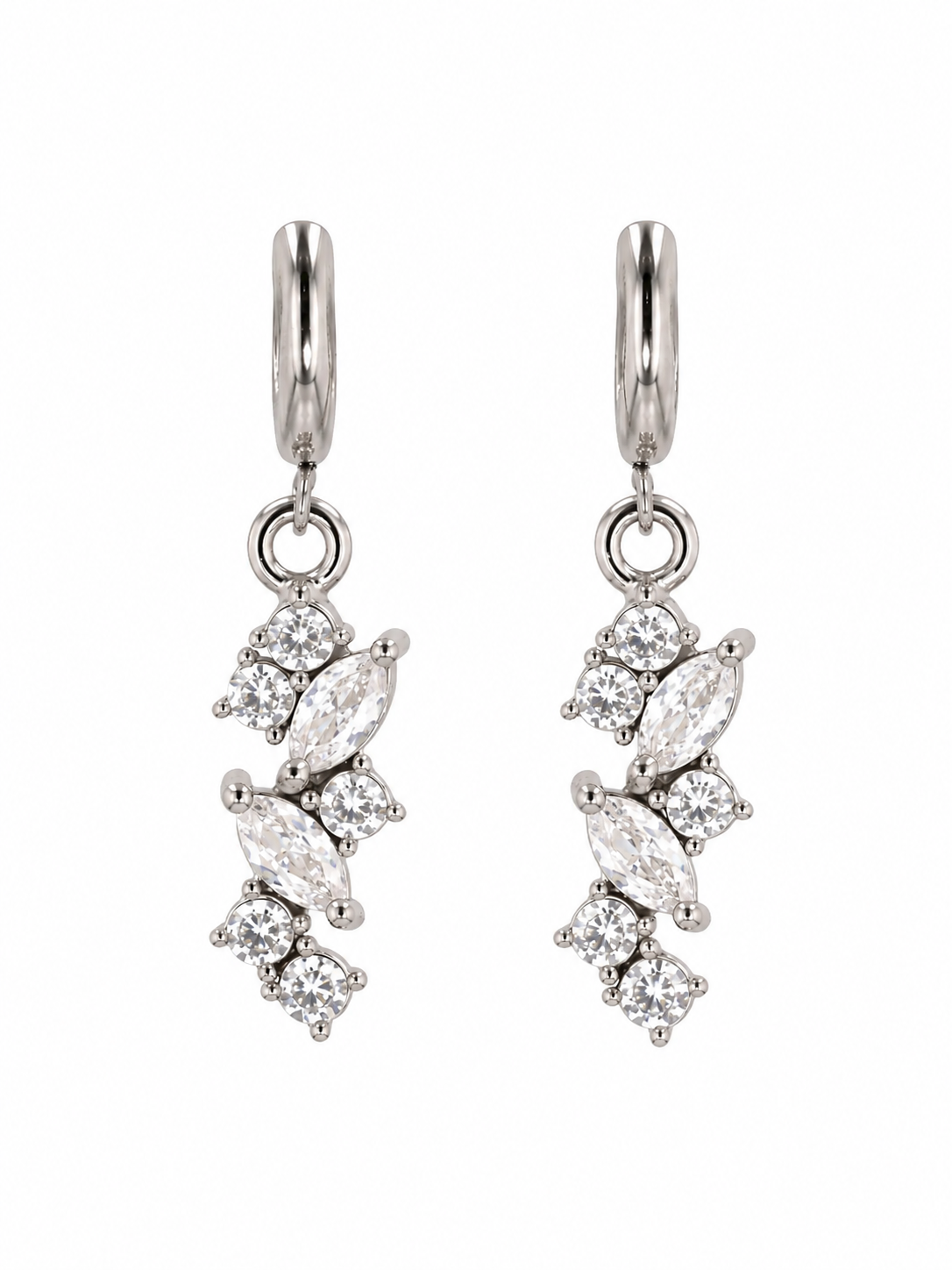 Boucles d'oreilles en acier inoxydable "ALYSSA"