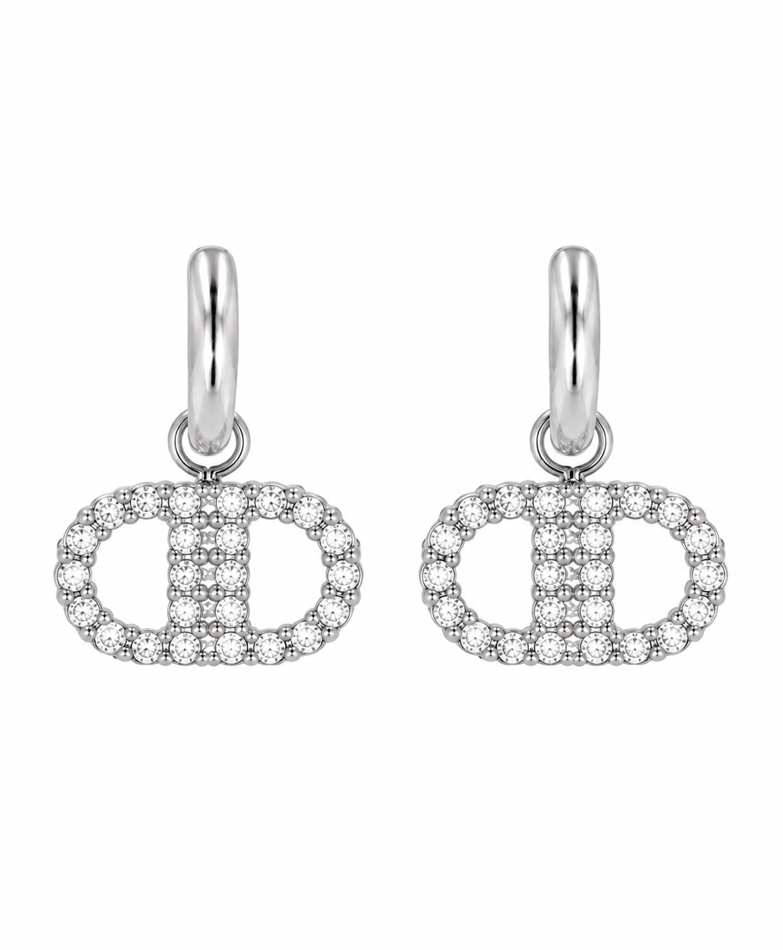 Boucles d'oreilles en acier inoxydable "DIANA"