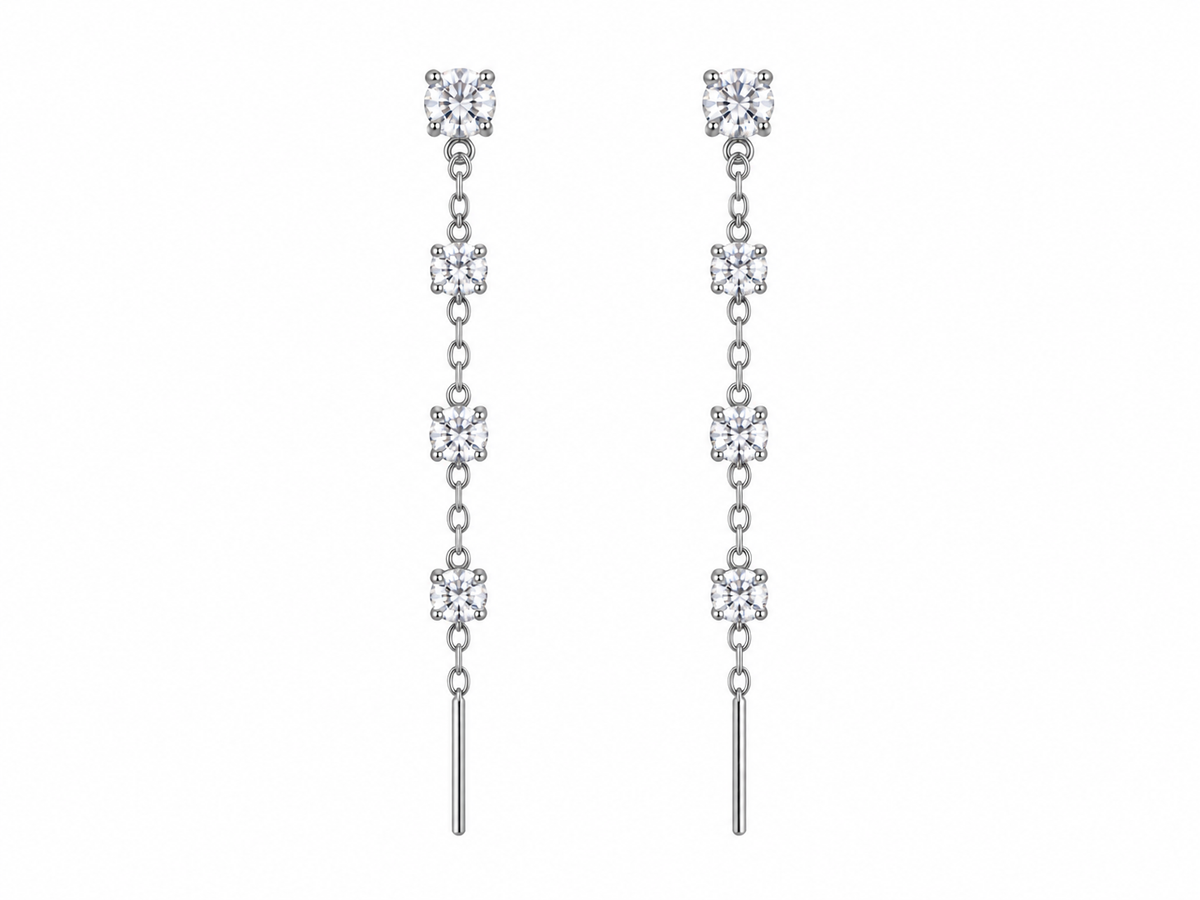Boucles d'oreilles en acier inoxydable "ÉMILIA"