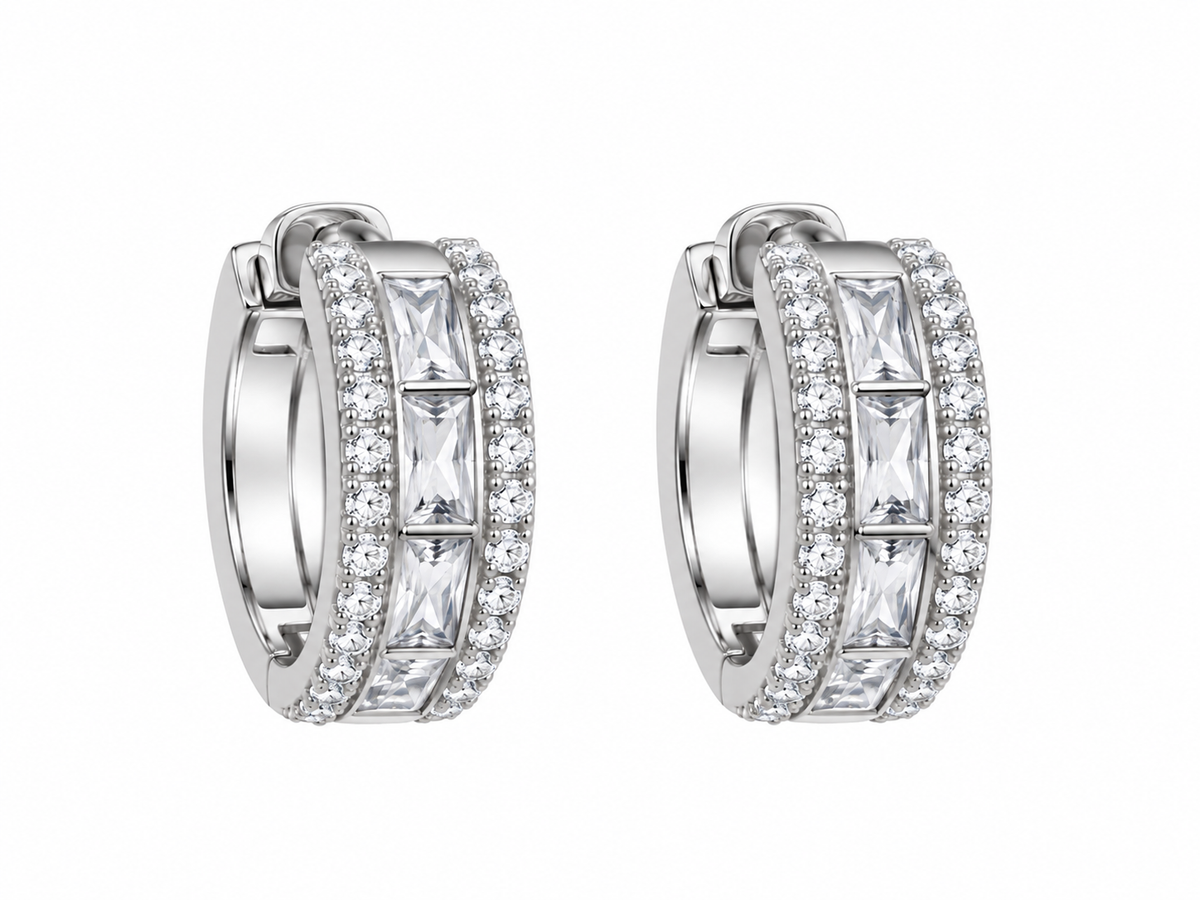 Boucles d'oreilles en acier inoxydable "RYM"