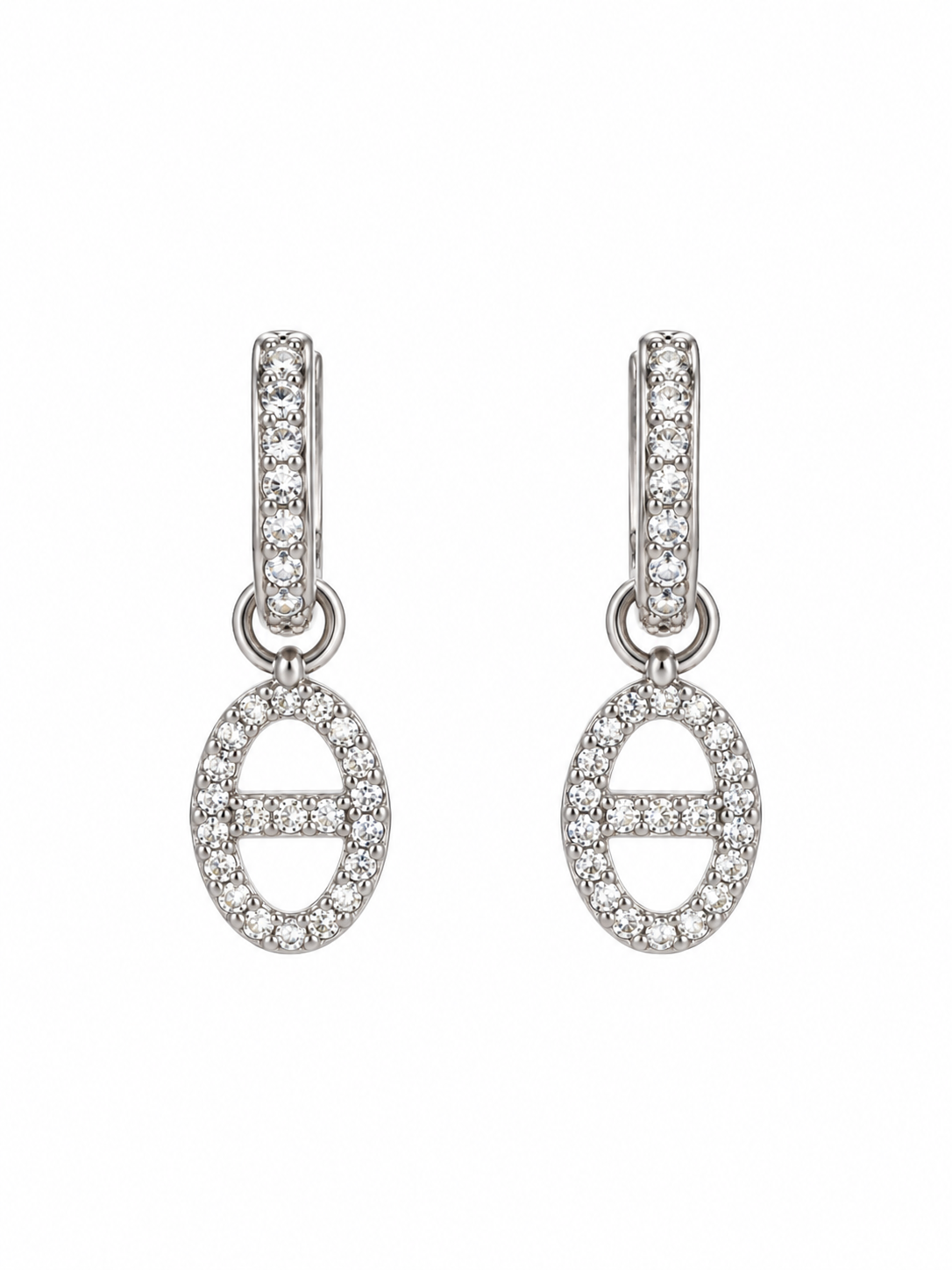 Boucles d'oreilles en acier inoxydable "YÉLÉNA"