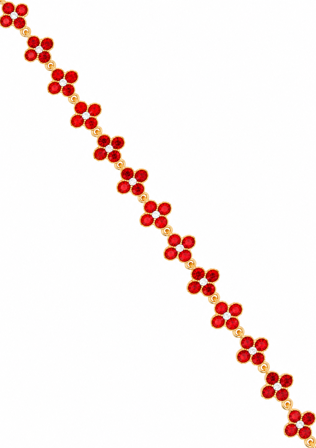Bracelet en acier inoxydable "ALYA RED"