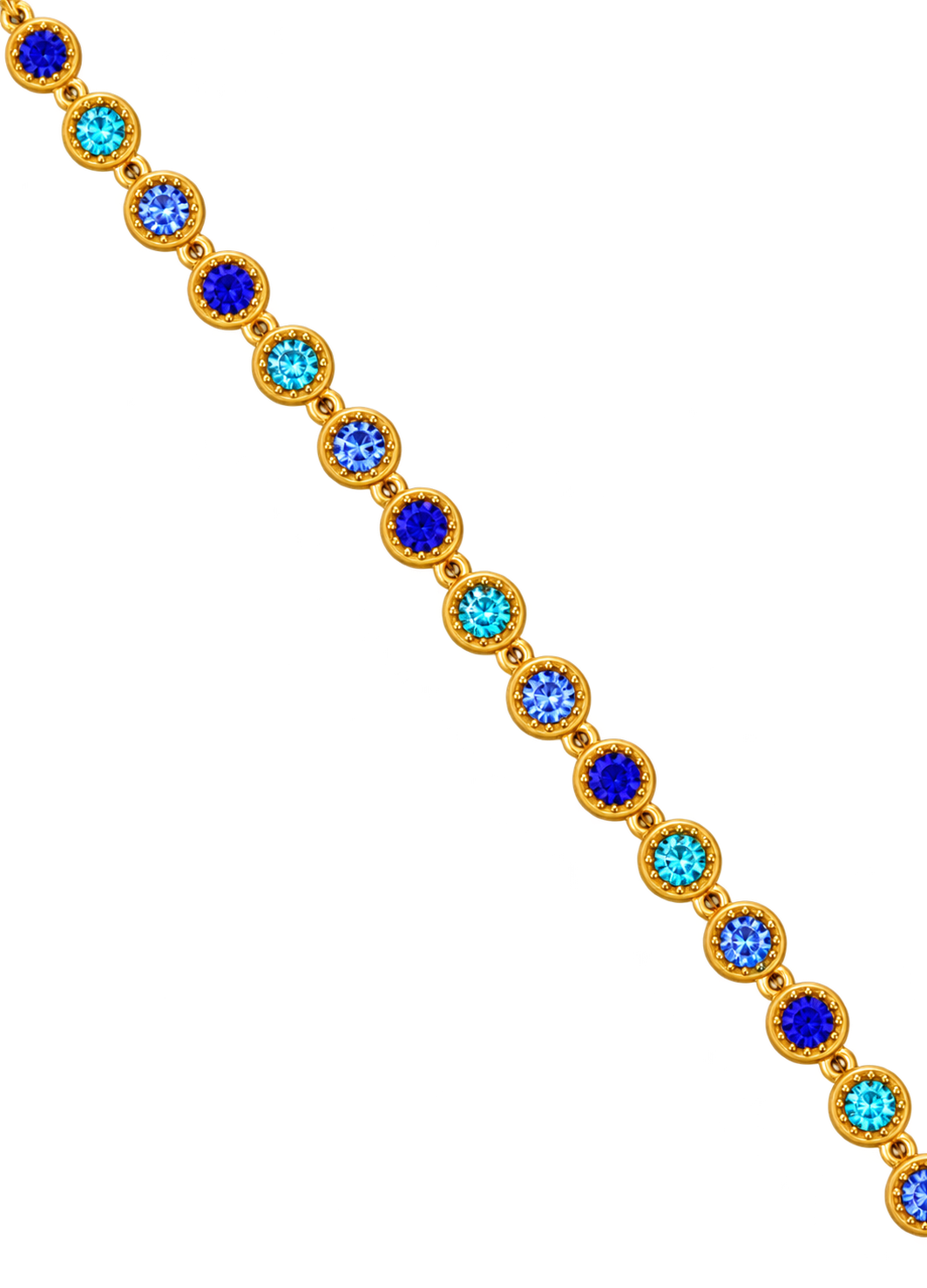 Bracelet en acier inoxydable "AVA BLUE"