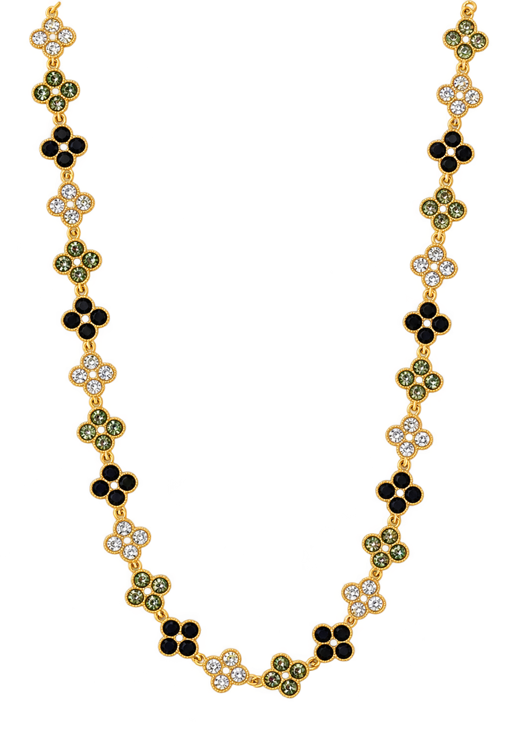 Collier en acier inoxydable "ALYA BLACK"