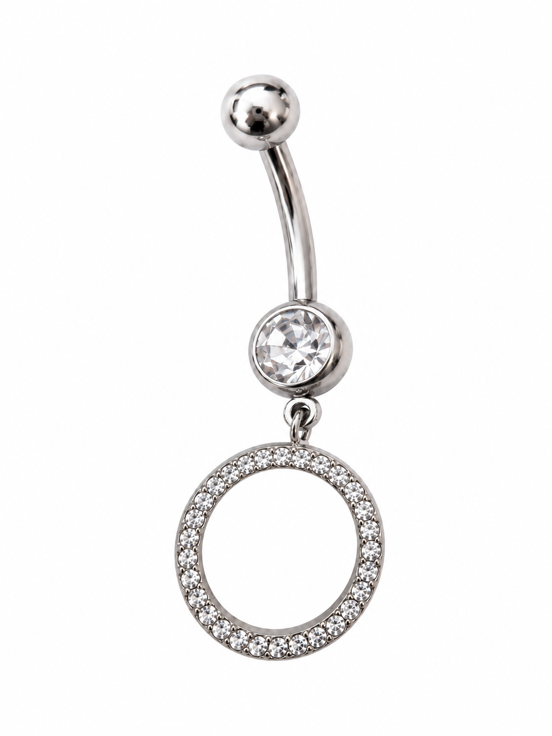 Piercing au nombril en acier inoxydable "NOA"