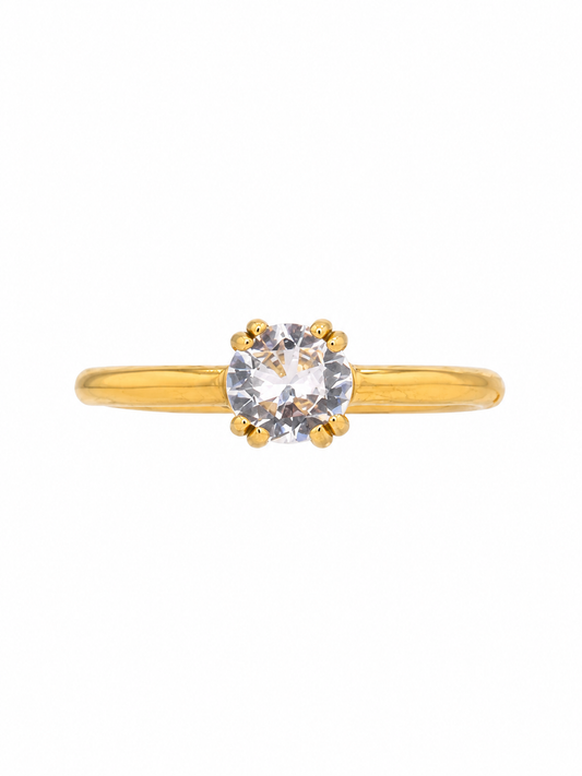 Bague en acier inoxydable "JANNA"