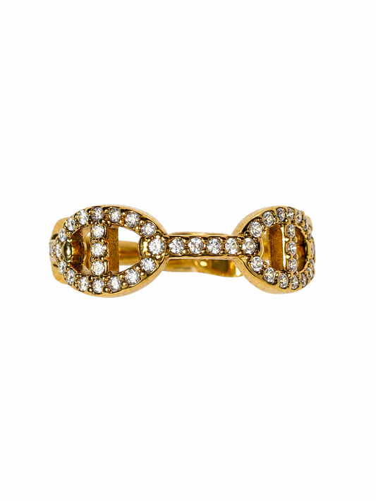 Bague en acier inoxydable "LEYA"