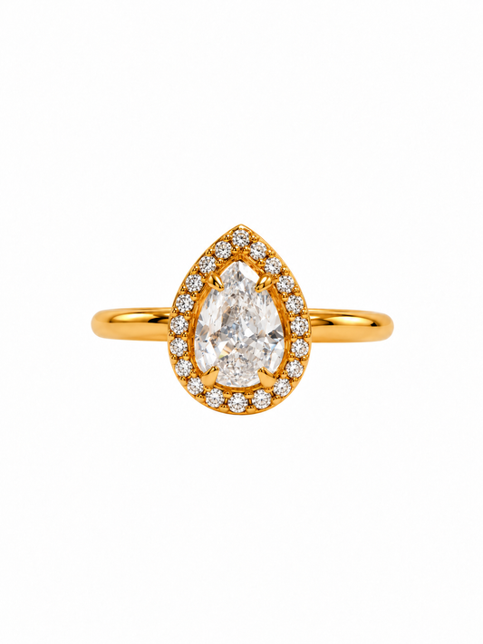 Bague en acier inoxydable "MARGAUX"