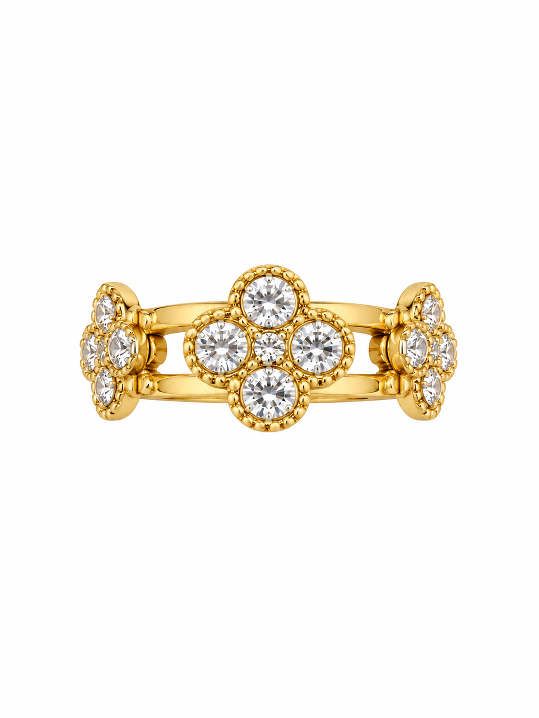 Bague en acier inoxydable "MONICA"