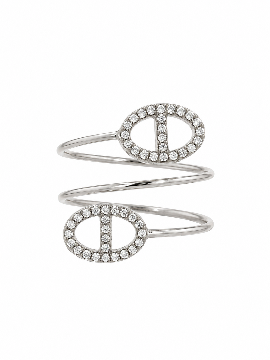 Bague en acier inoxydable "SANA"