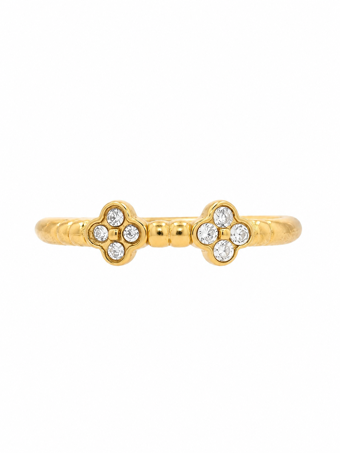 Bague en acier inoxydable "THYMÉA"