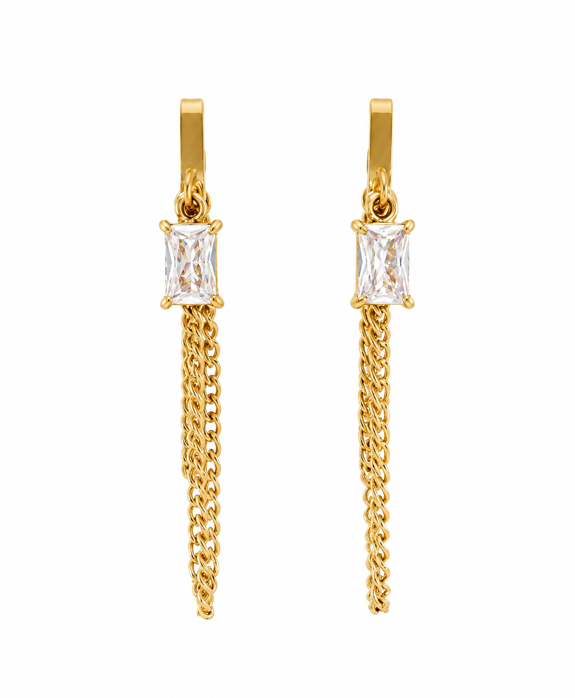 Boucles d'oreilles en acier inoxydable "AMÉLIA"