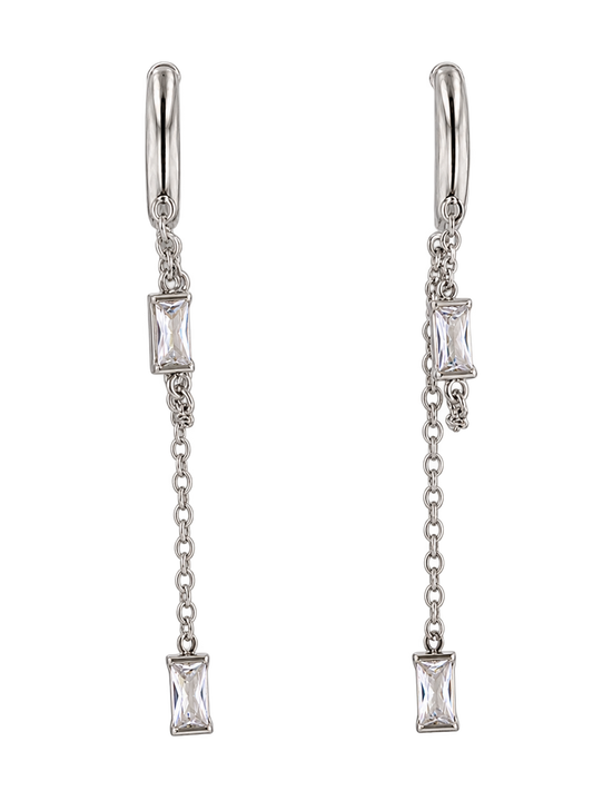 Boucles d'oreilles en acier inoxydable "ARINE"
