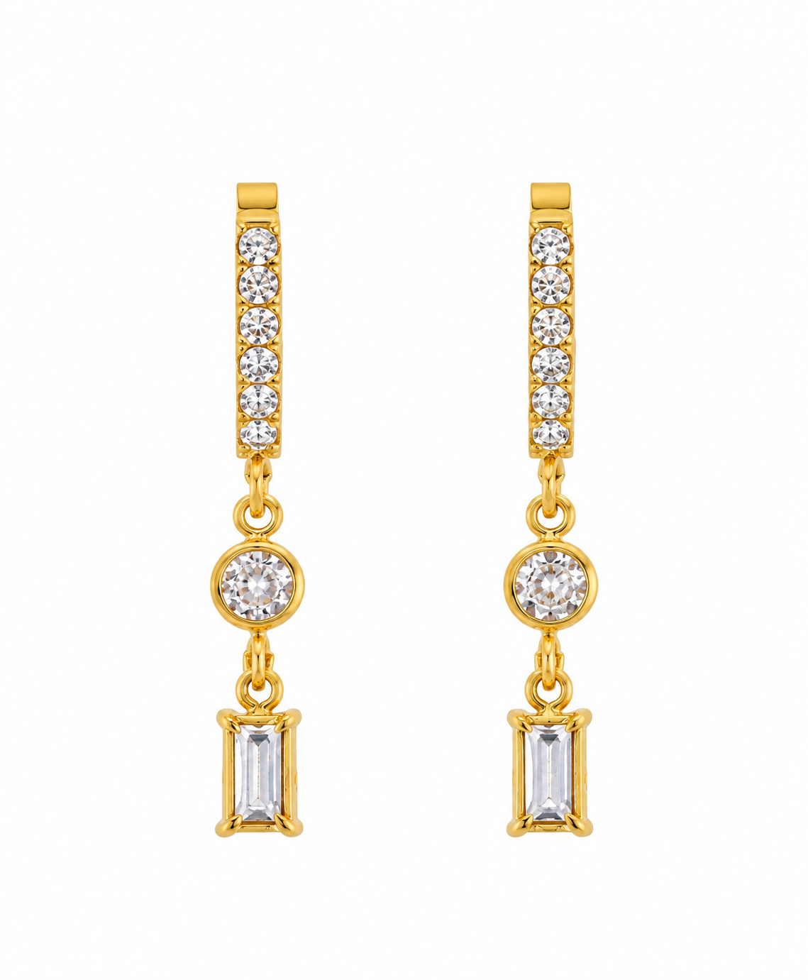 Boucles d'oreilles en acier inoxydable "AYLINE"