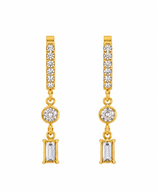Boucles d'oreilles en acier inoxydable "AYLINE"