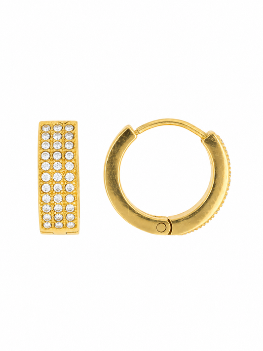 Boucles d'oreilles en acier inoxydable "CHLOÉ"