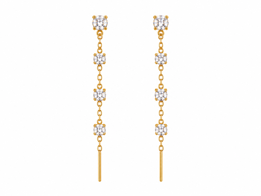 Boucles d'oreilles en acier inoxydable "ÉMILIA"