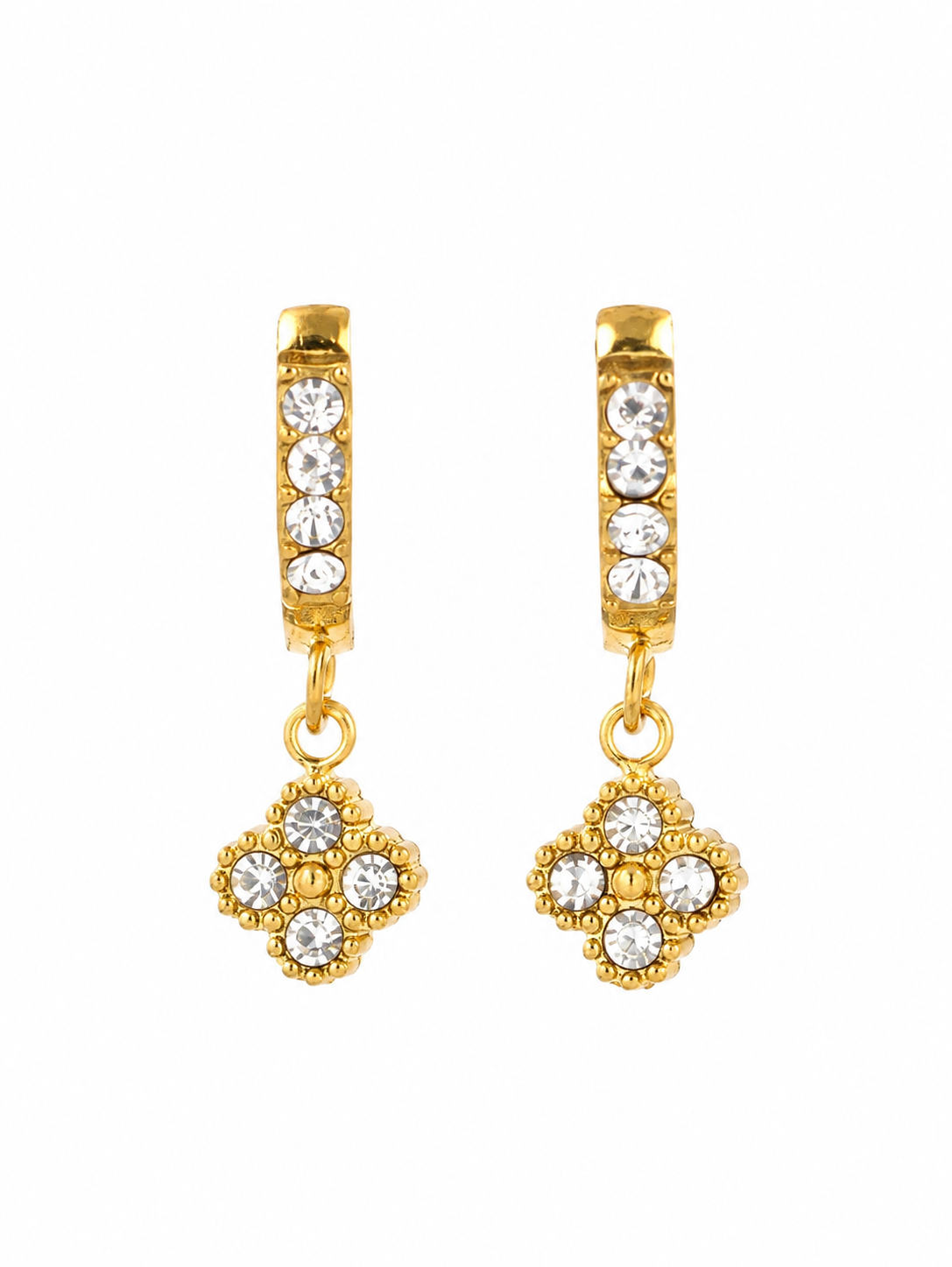 Boucles d'oreilles en acier inoxydable "LILA"