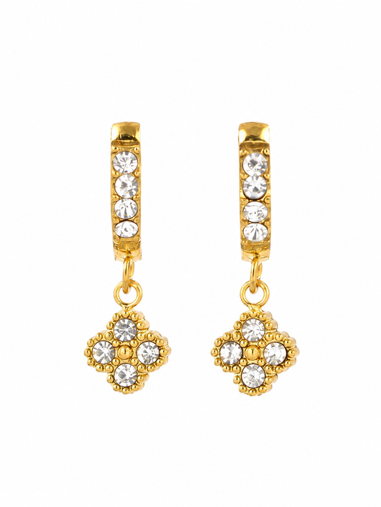 Boucles d'oreilles en acier inoxydable "LILA"