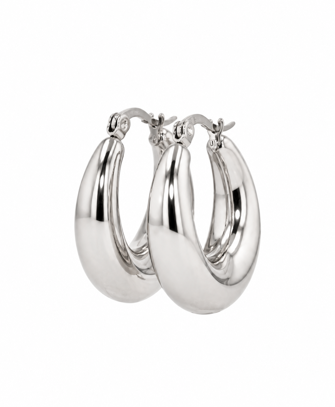 Boucles d'oreilles en acier inoxydable "LUNA"