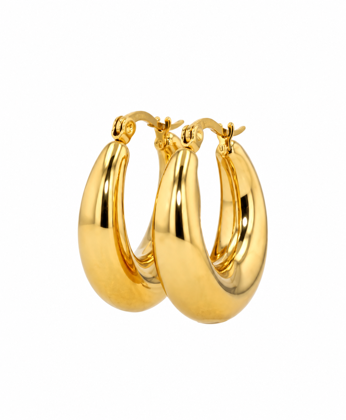 Boucles d'oreilles en acier inoxydable "LUNA"