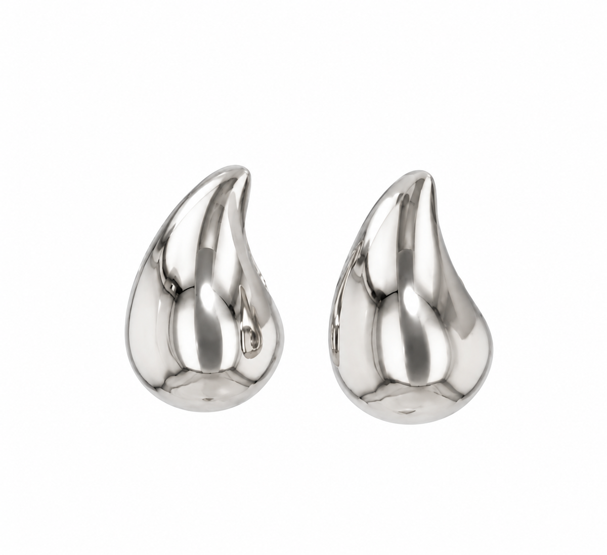 Boucles d'oreilles en acier inoxydable "MÉLANIA"