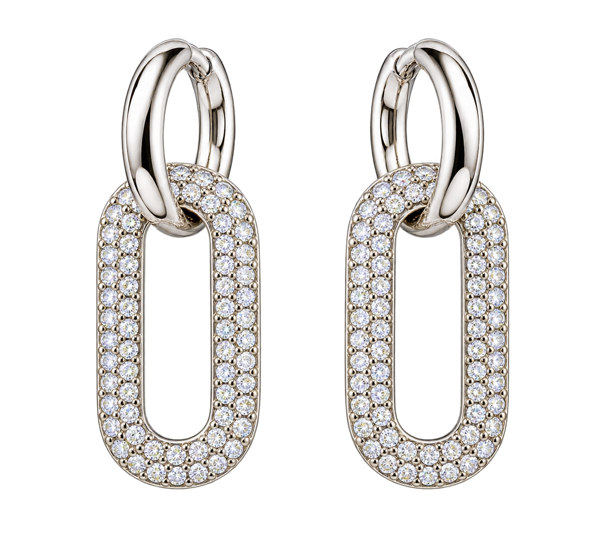 Boucles d'oreilles en acier inoxydable "MONICA"