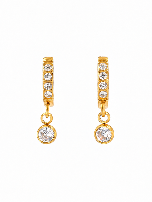 Boucles d'oreilles en acier inoxydable "PAOLA"