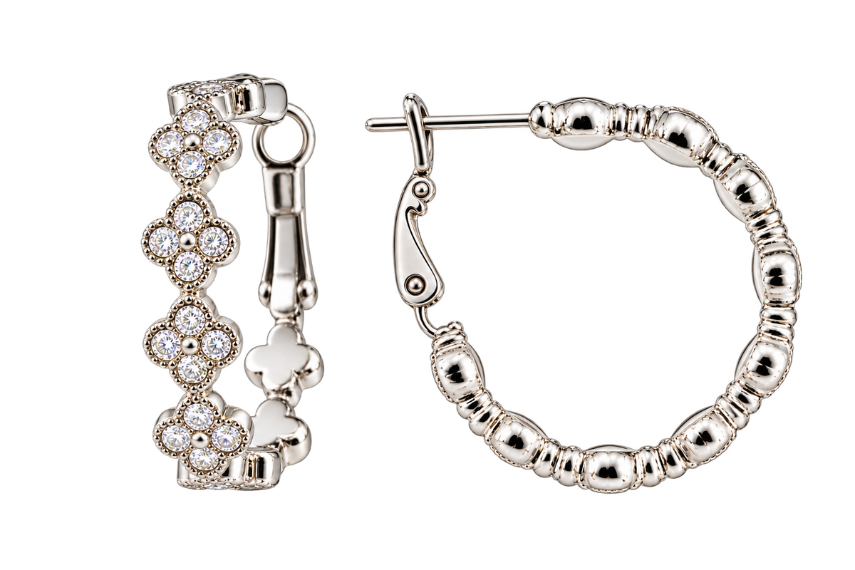 Boucles d'oreilles en acier inoxydable "SEYANA"