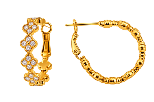 Boucles d'oreilles en acier inoxydable "SEYANA"