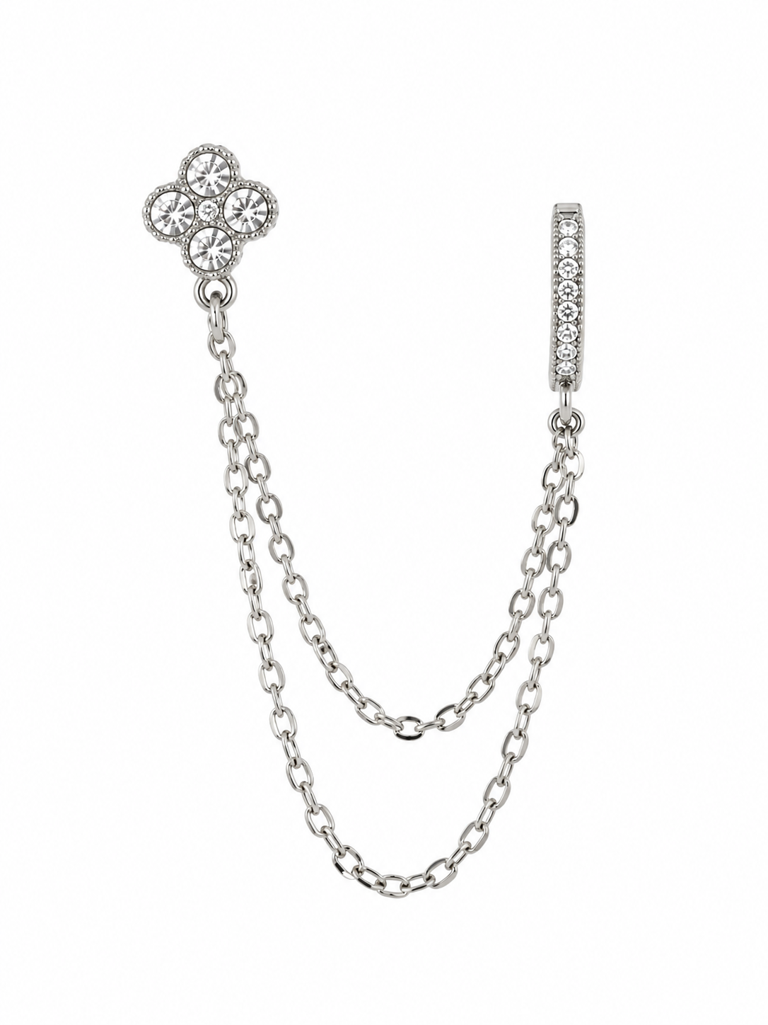 Boucles d'oreilles en acier inoxydable "SHAINEZ"