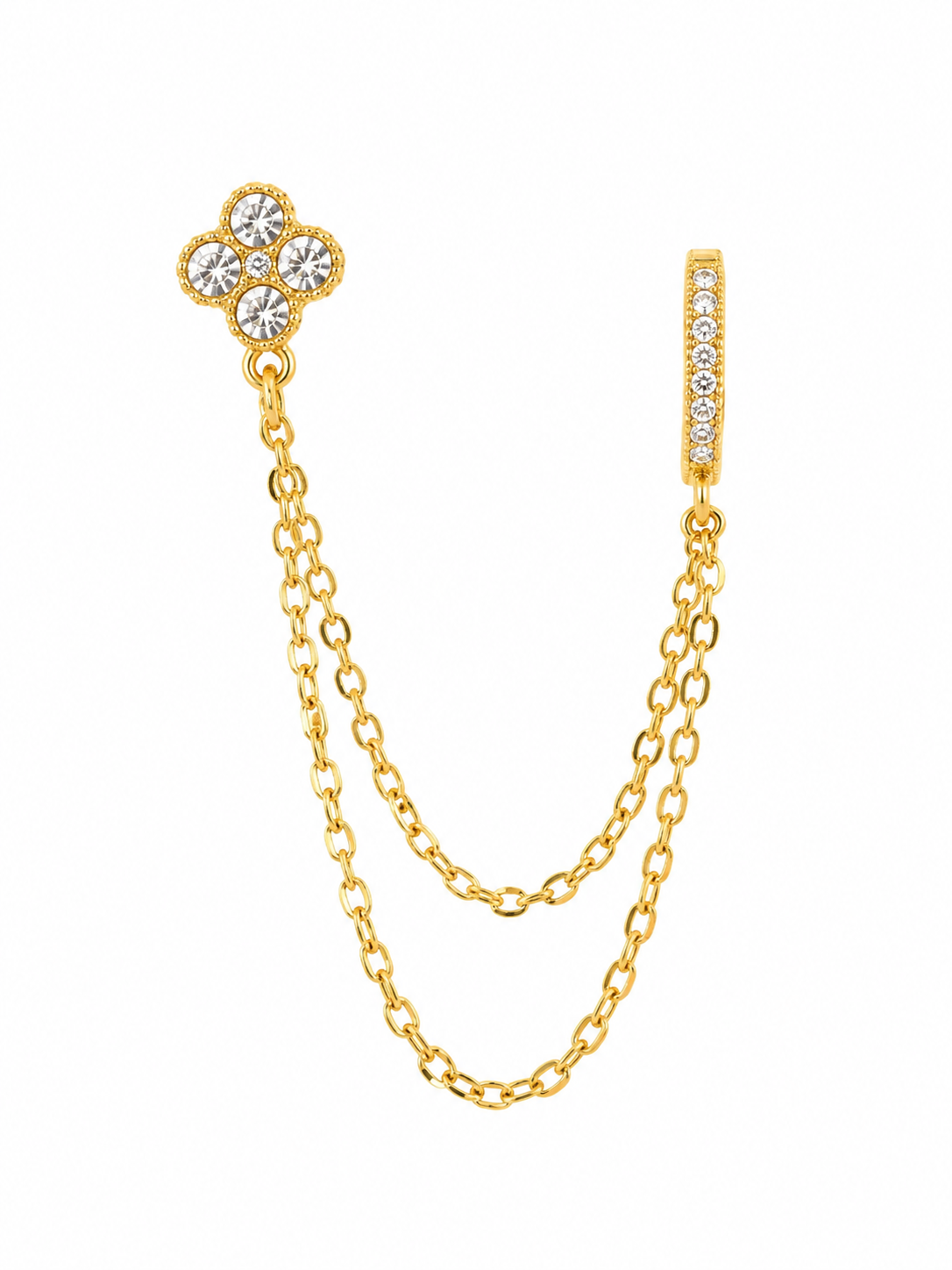 Boucles d'oreilles en acier inoxydable "SHAINEZ"