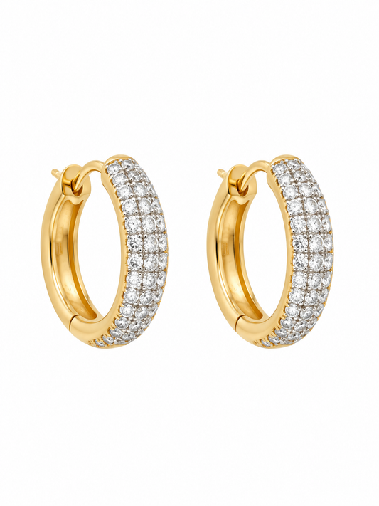 Boucles d'oreilles en acier inoxydable "ENOLA"