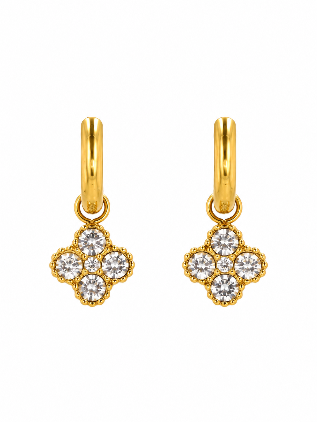 Boucles d'oreilles en acier inoxydable "KAHLISSY"