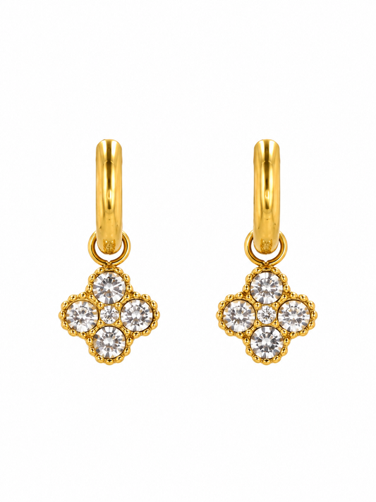 Boucles d'oreilles en acier inoxydable "KAHLISSY"