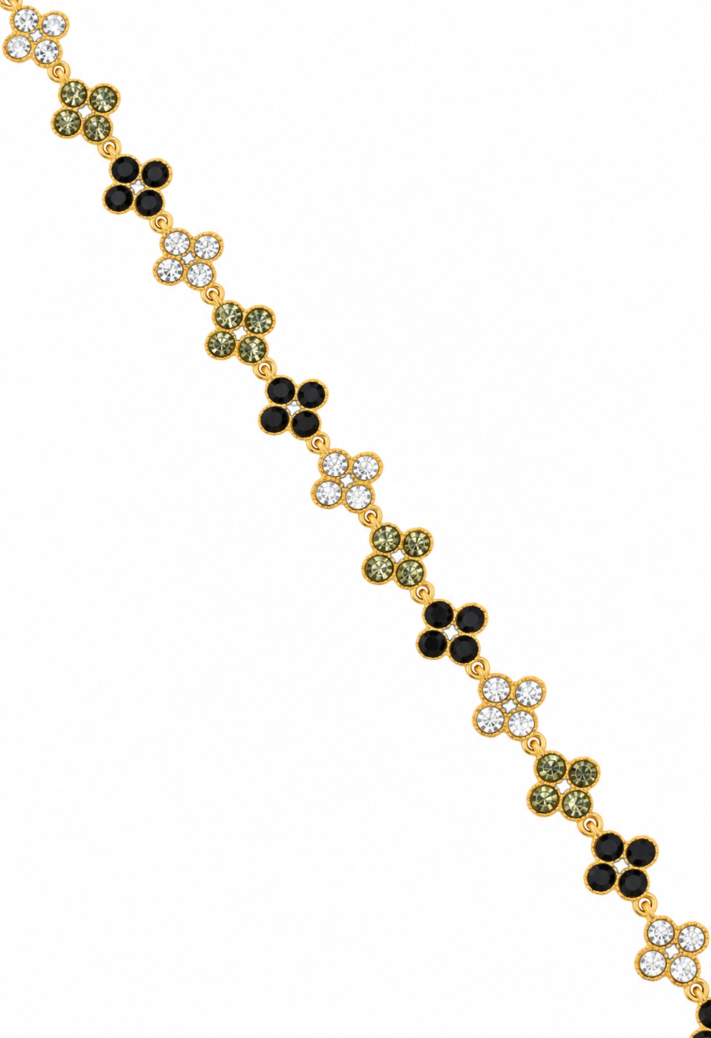 Bracelet en acier inoxydable "ALYA BLACK"
