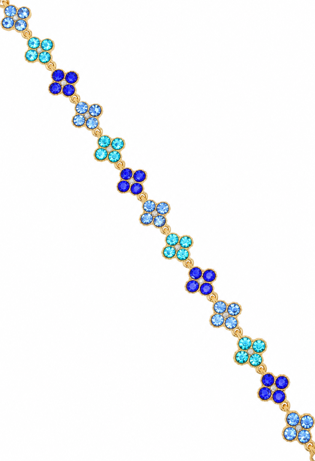 Bracelet en acier inoxydable "ALYA FULL BLUE"