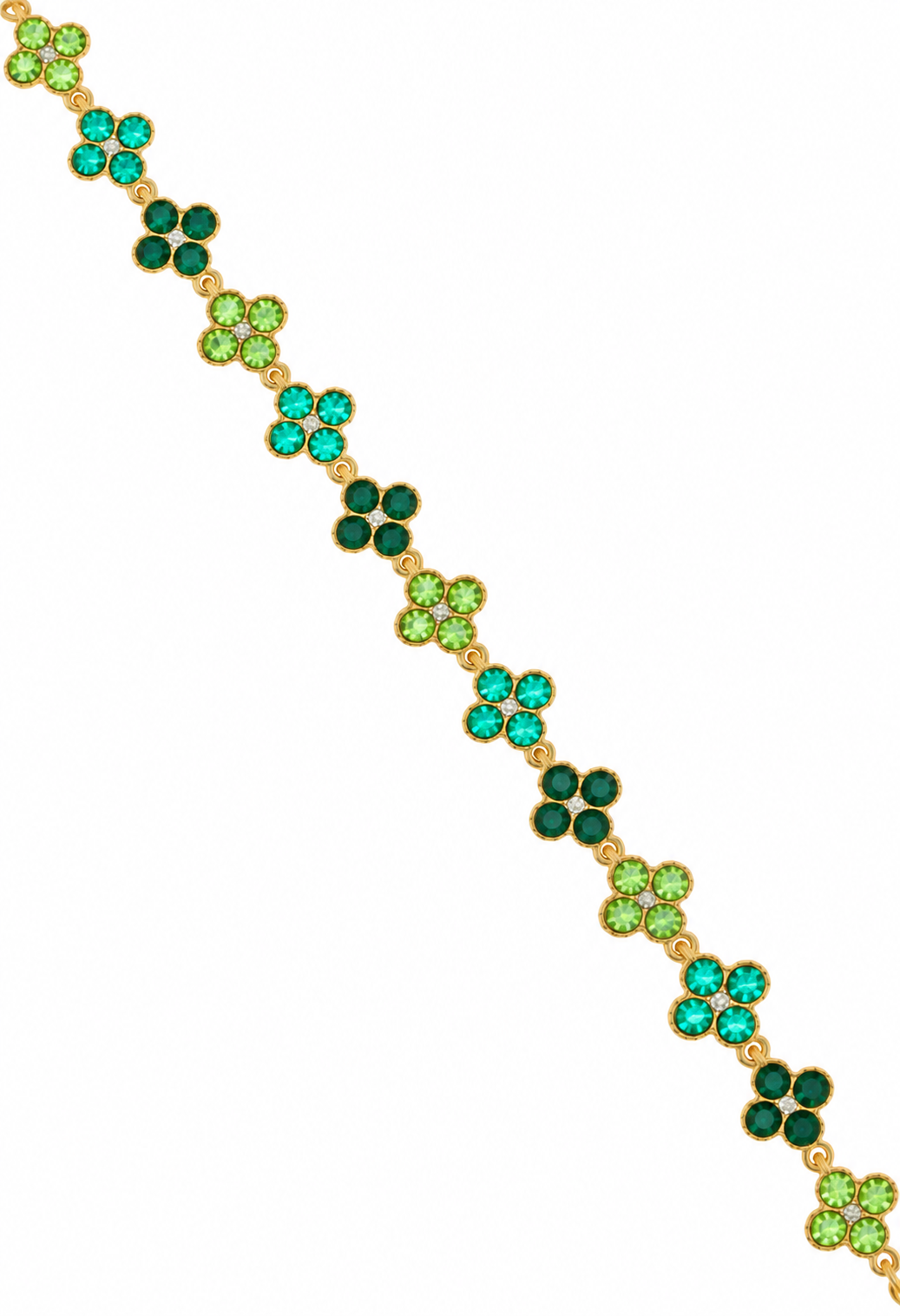 Bracelet en acier inoxydable "ALYA FULL GREEN"