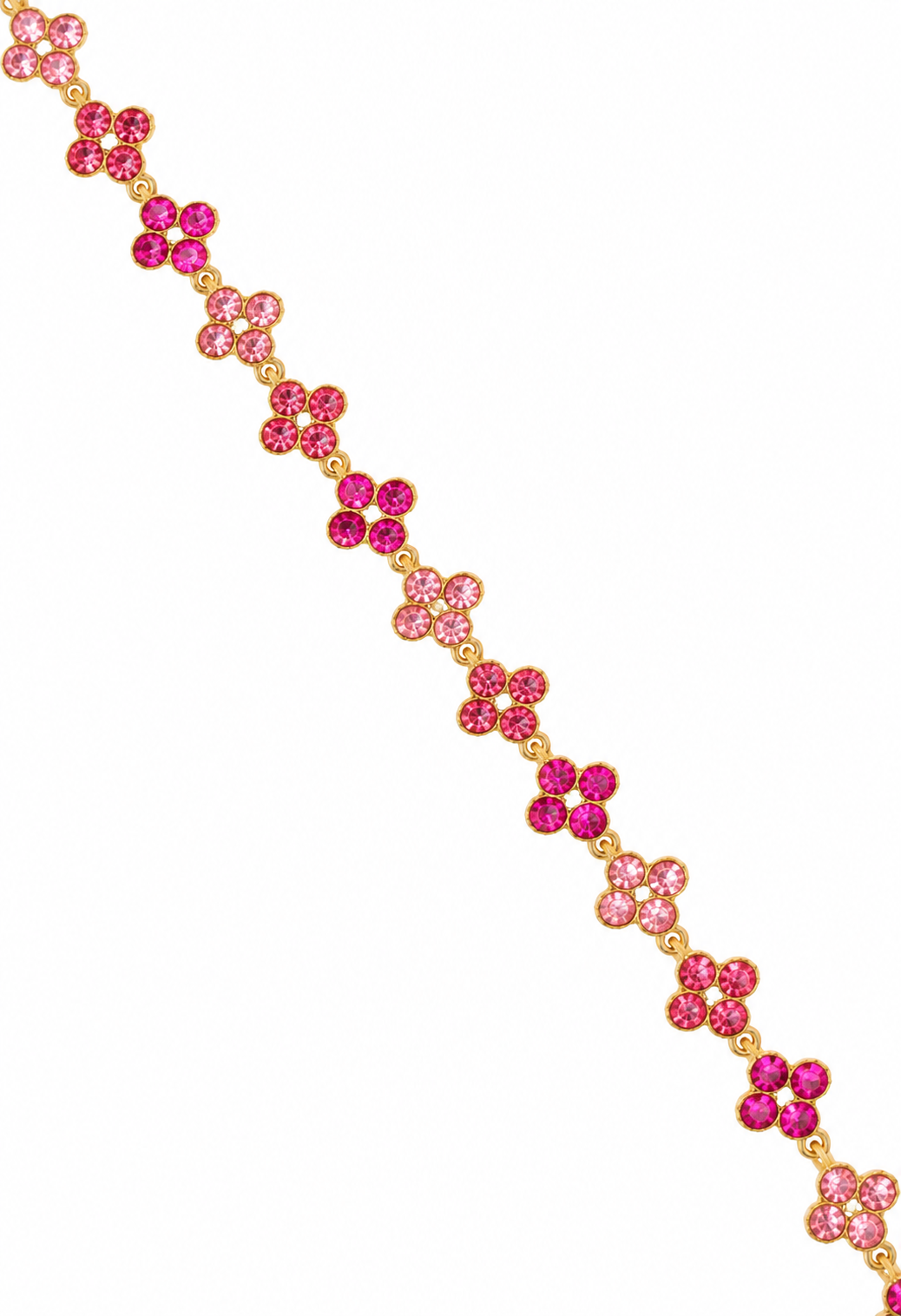 Bracelet en acier inoxydable "ALYA FULL PINK"