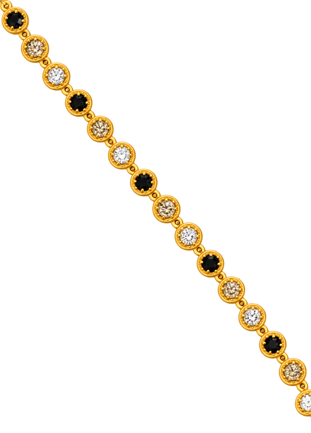 Bracelet en acier inoxydable "AVA BLACK"
