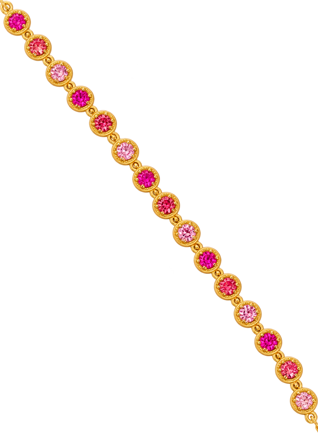 Bracelet en acier inoxydable "AVA PINK"