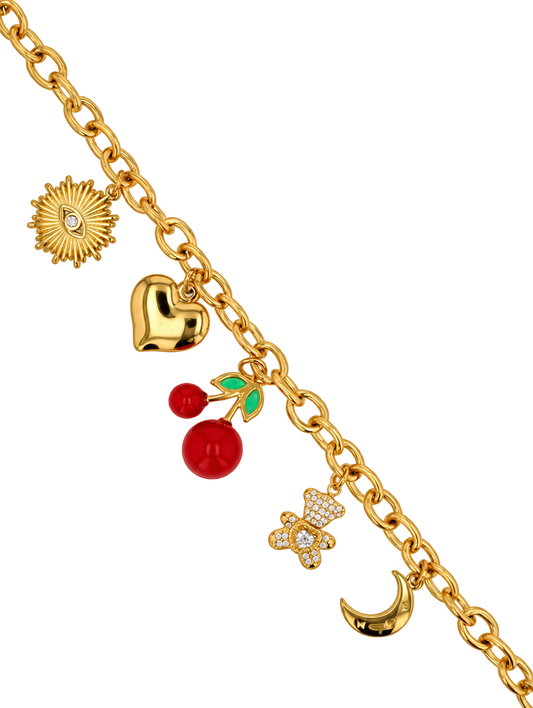 Bracelet en acier inoxydable "CATALEYA"