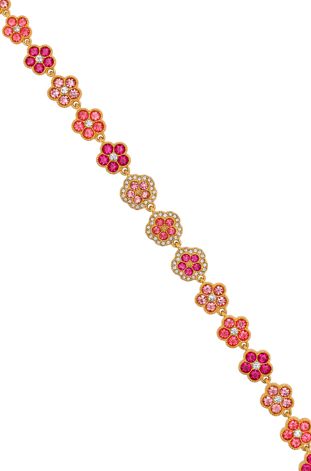 Bracelet en acier inoxydable "FLORA PINK"