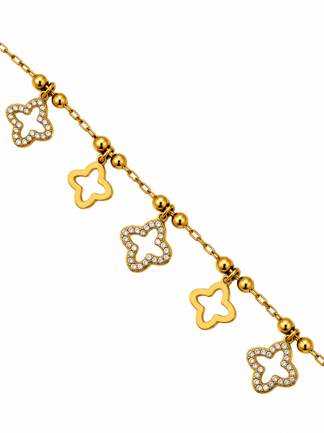 Bracelet en acier inoxydable "LÉONIE"