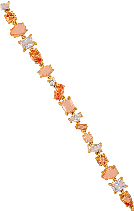 Bracelet en acier inoxydable "YANA PEACH"