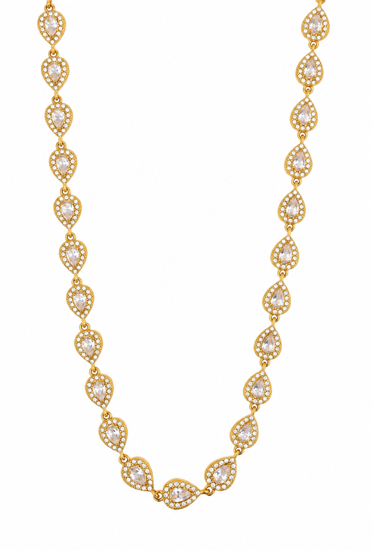 Collier en acier inoxydable "AGATHE"