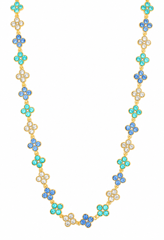 Collier en acier inoxydable "ALYA BLUE"