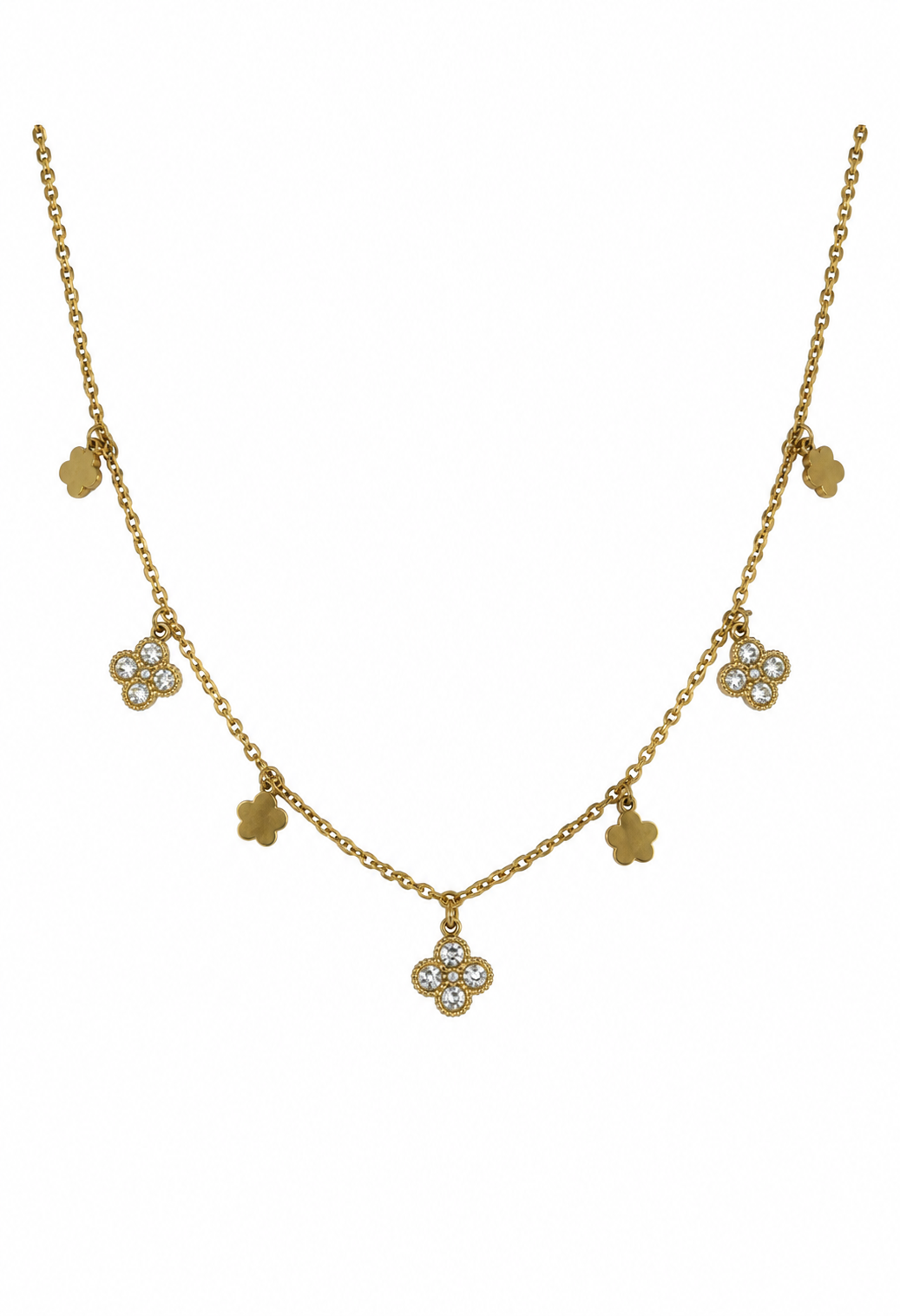 Collier en acier inoxydable "ALYA FLORA"